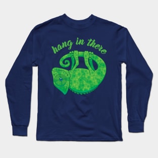 Hang In There Magical Chameleon Long Sleeve T-Shirt